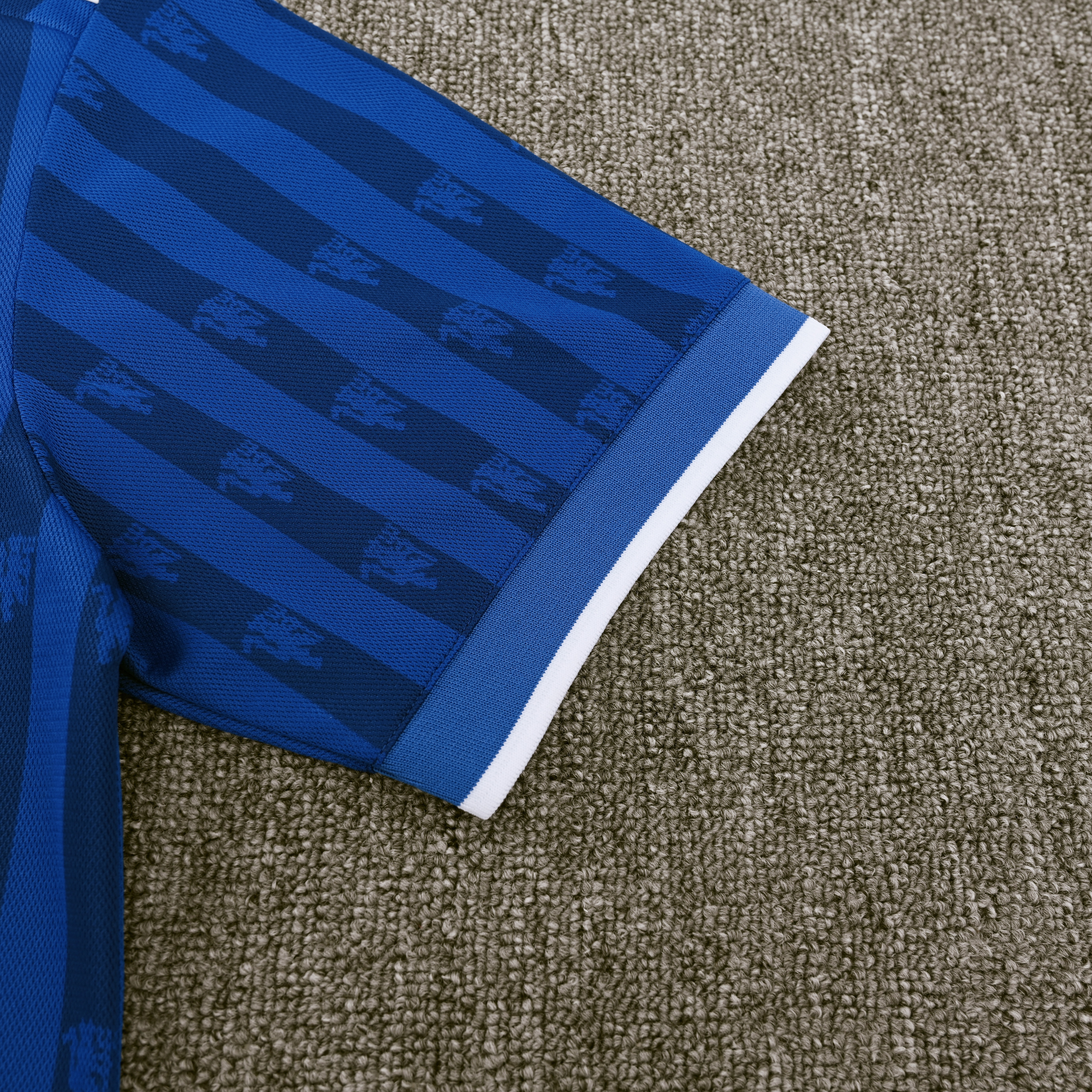 25-26 Manchester United (POLO) Blue Training Jersey - Fan Edition