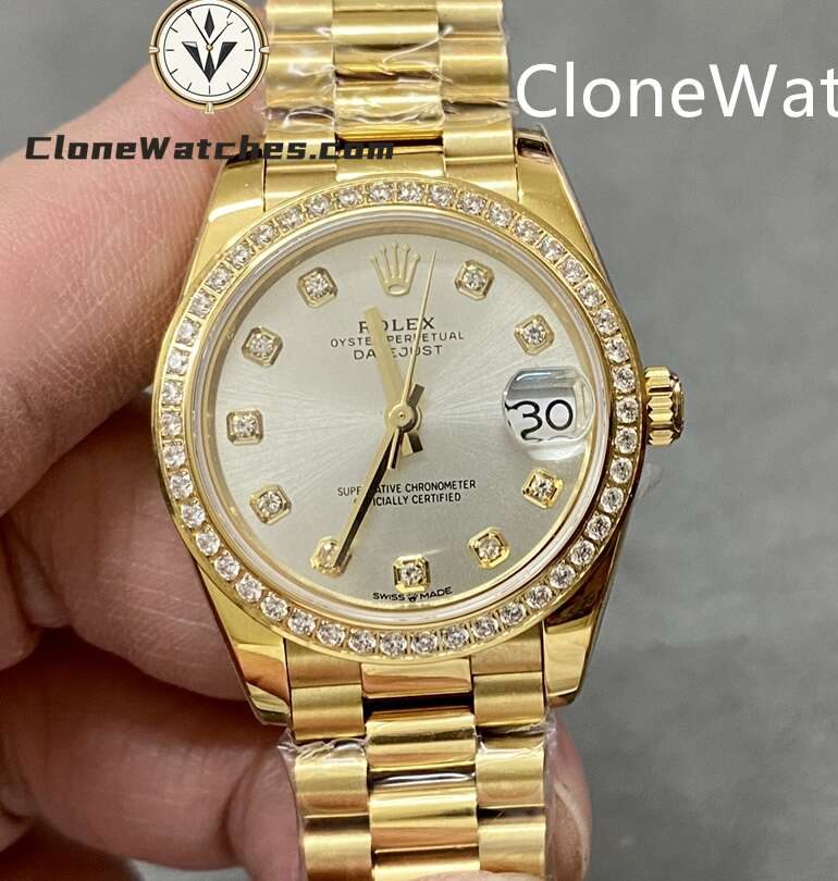 Rolex Super Clone Watches 1:1 DateJust m278288rbr-0028 President 31MM 2236 Movement