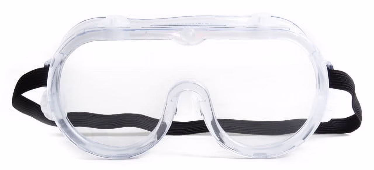 Hyper Tough Splash Goggles, Clear 100% UV Block. Safety Goggle Eye Ojo.