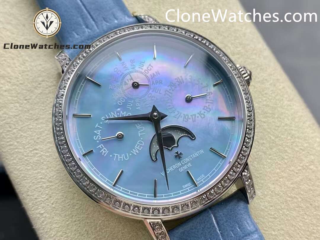 Vacheron Constantin Super Clone Watches 1:1 Traditionnelle 4305T/000G-B948 Blue Dial