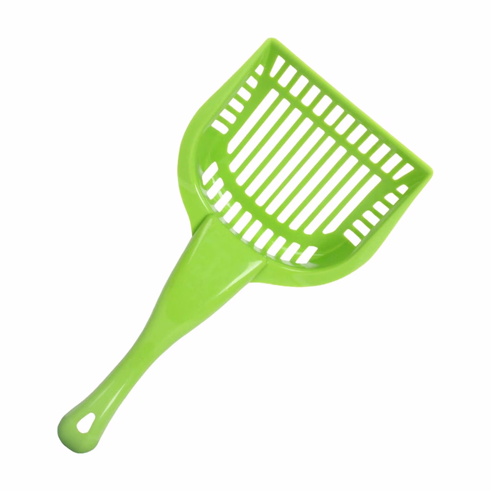 Leodye 1PCS Thickened Plastic Litter Shovel Sturdy Pet Waste Collector Cleaning Tool for Kitten Puppy Daily Litter Box Maintenance -10.17*4.88IN
