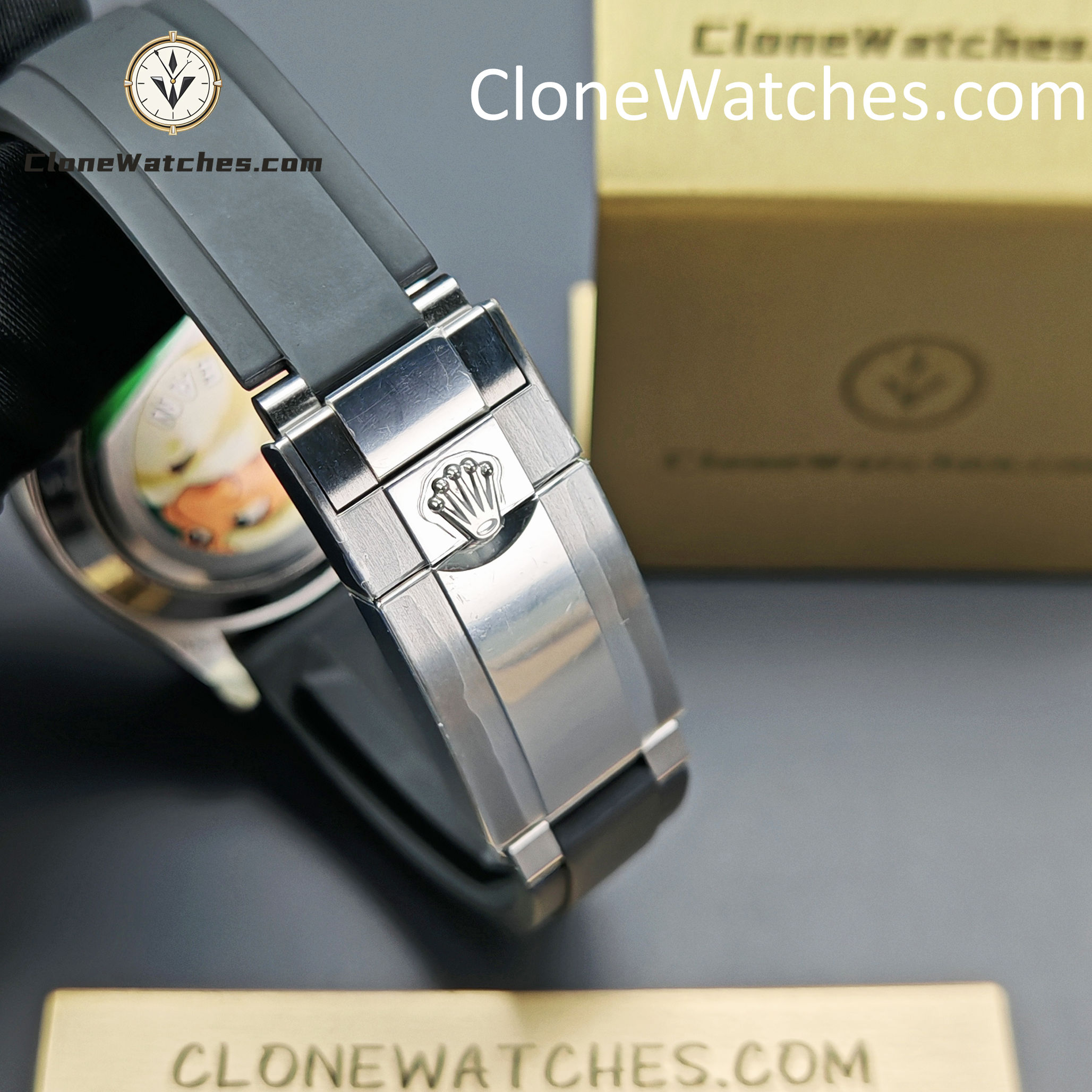 Rolex Super Clone Watches 1:1 Daytona Black Diamond Dial m116519ln-0025 4130 Movement