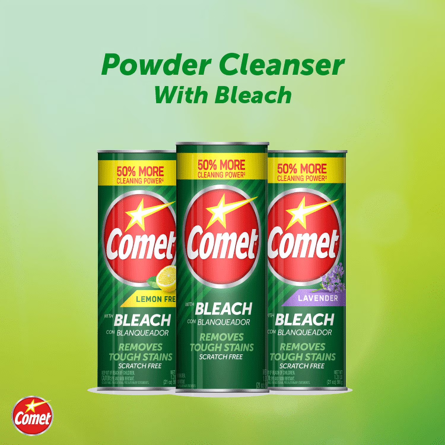 Comet® Lavender Scented All Purpose Cleaning Powder with Bleach 21oz