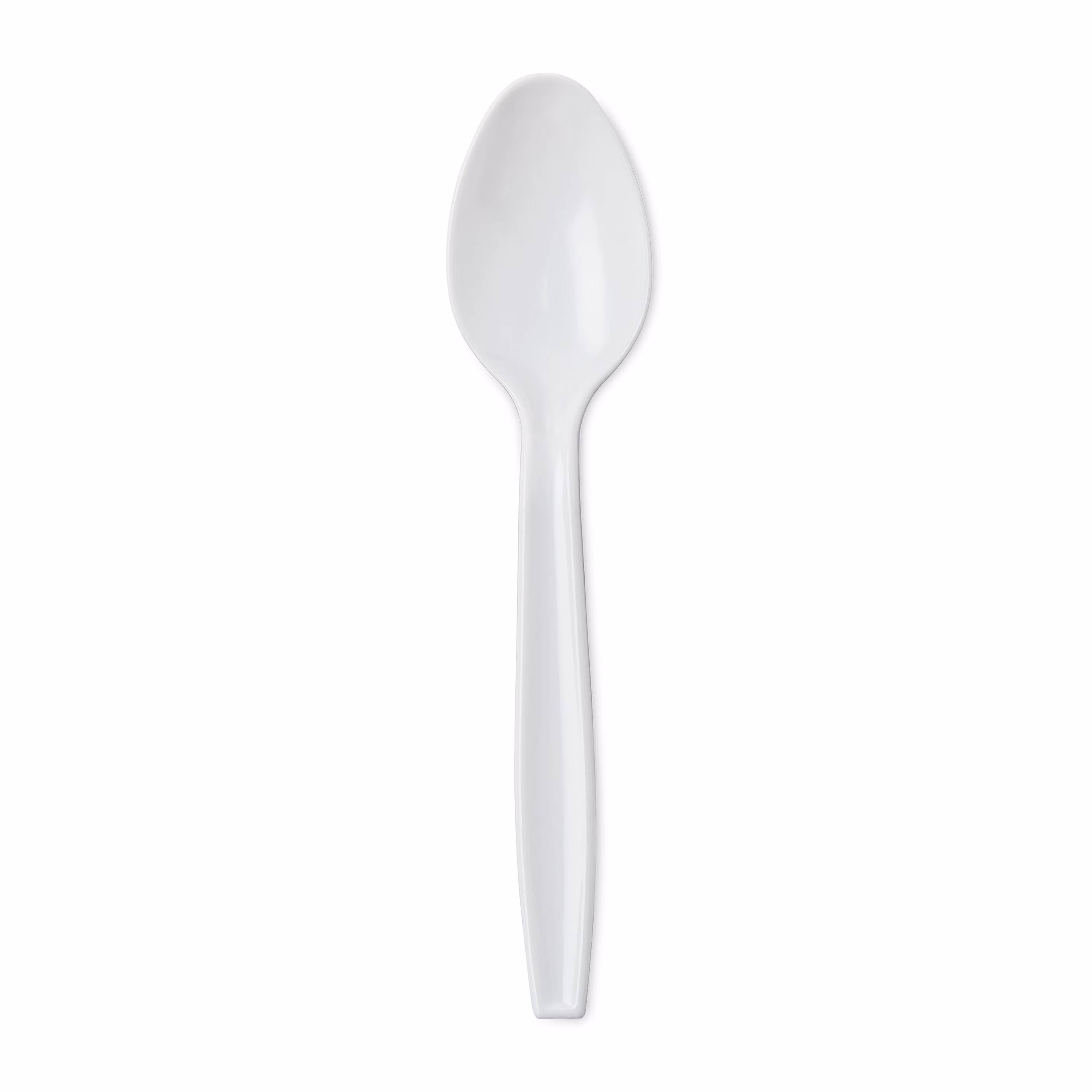 Great Value Plastic Basic White Disposable Spoons, 24 Count