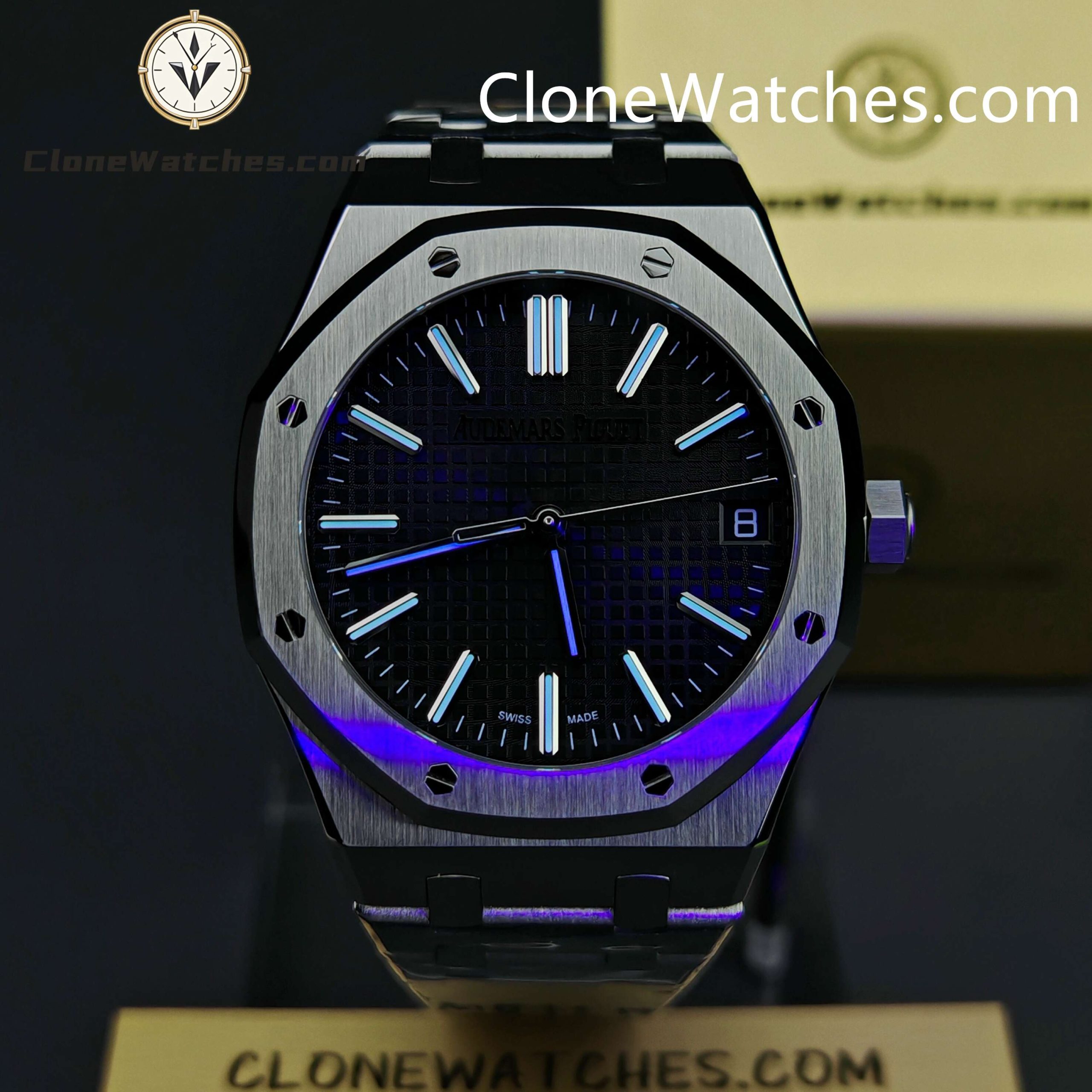 Audemars Piguet Super Clone Watches 1:1 Royal Oak 15510 Black Dial 41MM Selfwinding