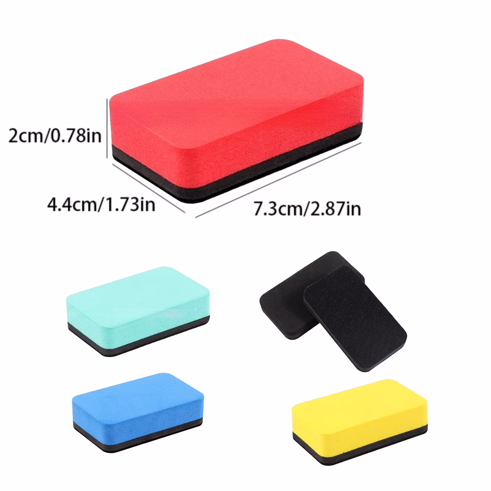 1 Pack Dry Erase Eraser, Magnetic Whiteboard Eraser, Small White Board Eraser, Dry Erase Board Eraser, Mini Dry Erase Erasers Perfect for Classroom(Blue)