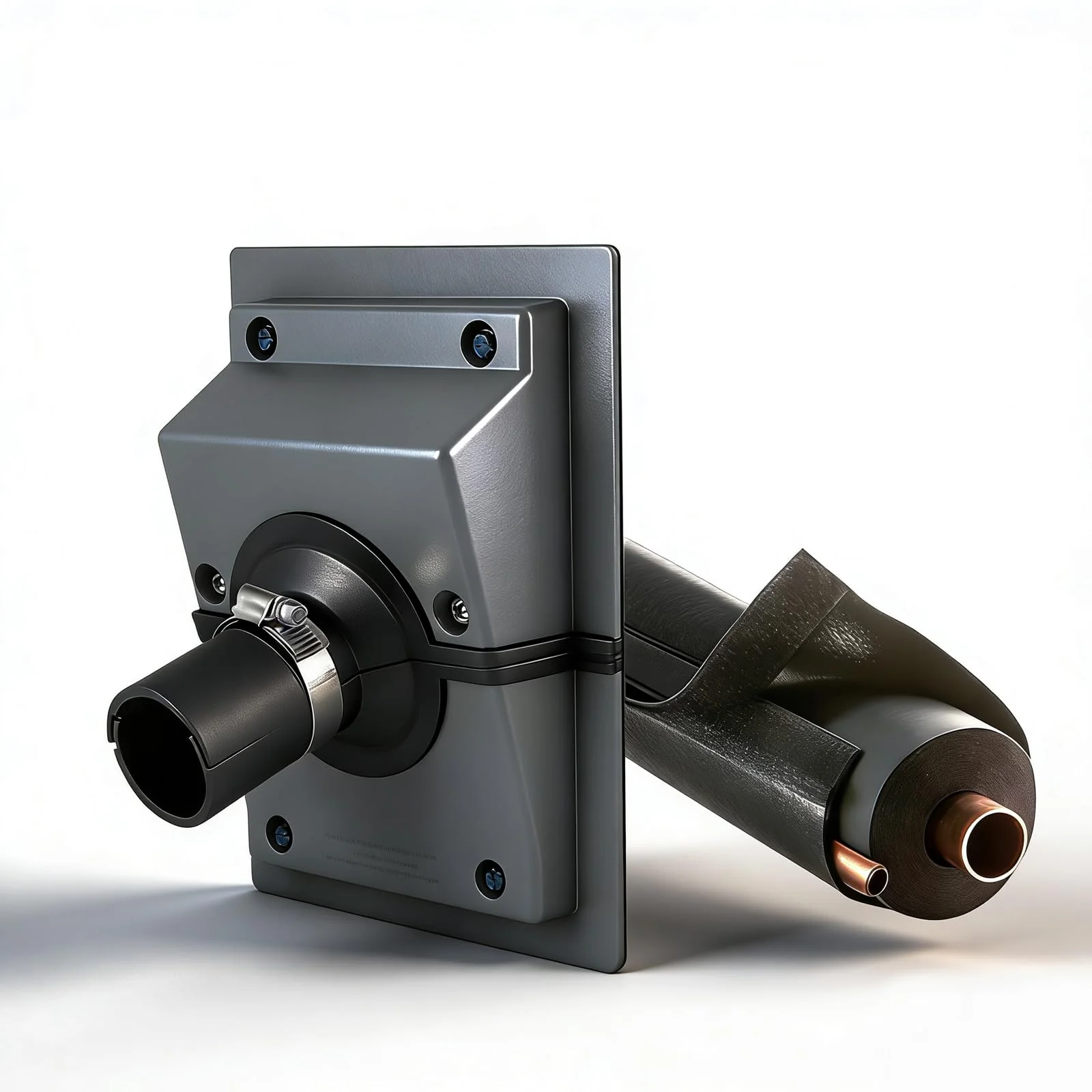 HVAC Wall Penetration & Line-Set Cover Kit – Retrofit Finish Solution