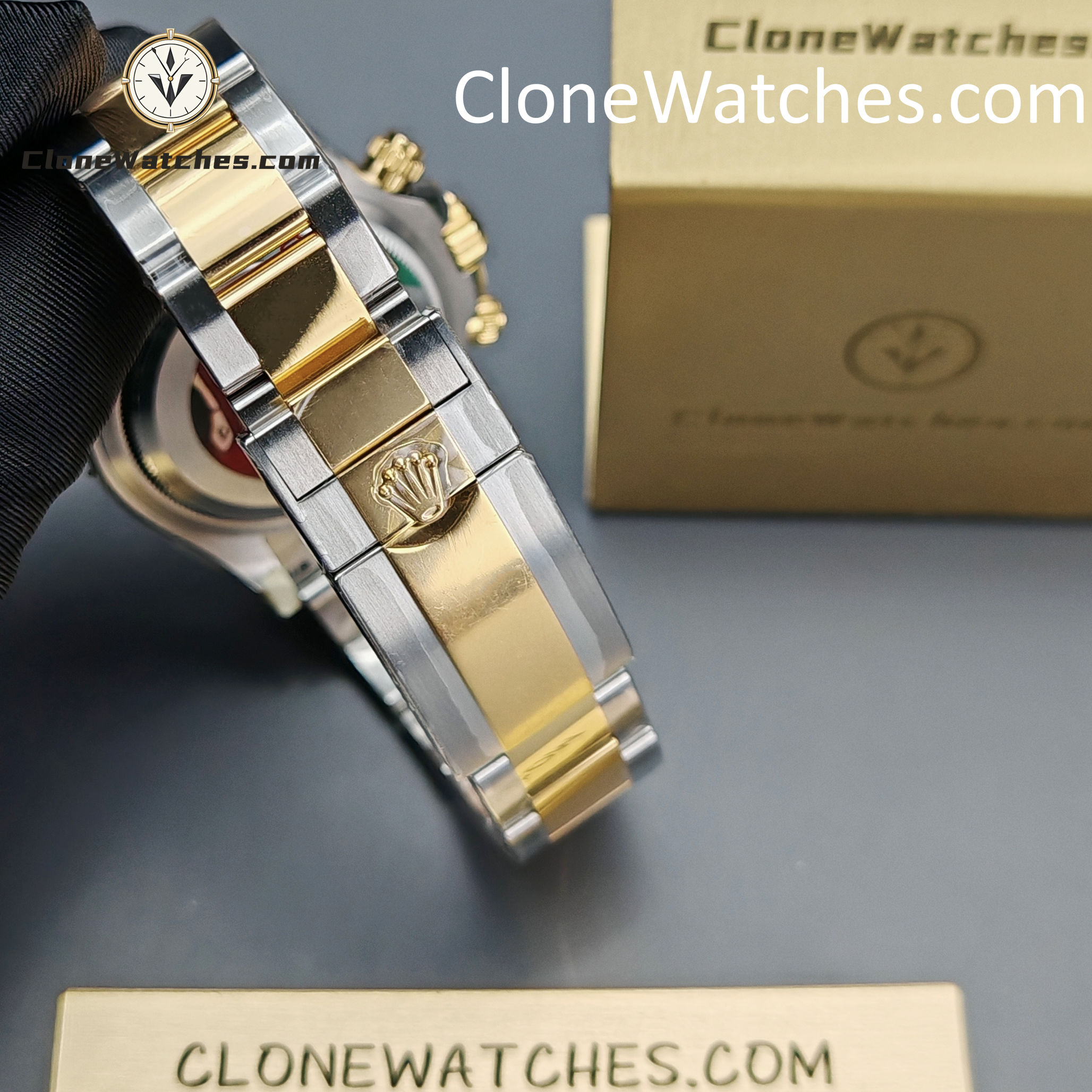 Rolex Super Clone 1:1 Daytona 18k gold m126503-0001 White Dial 4131 movement