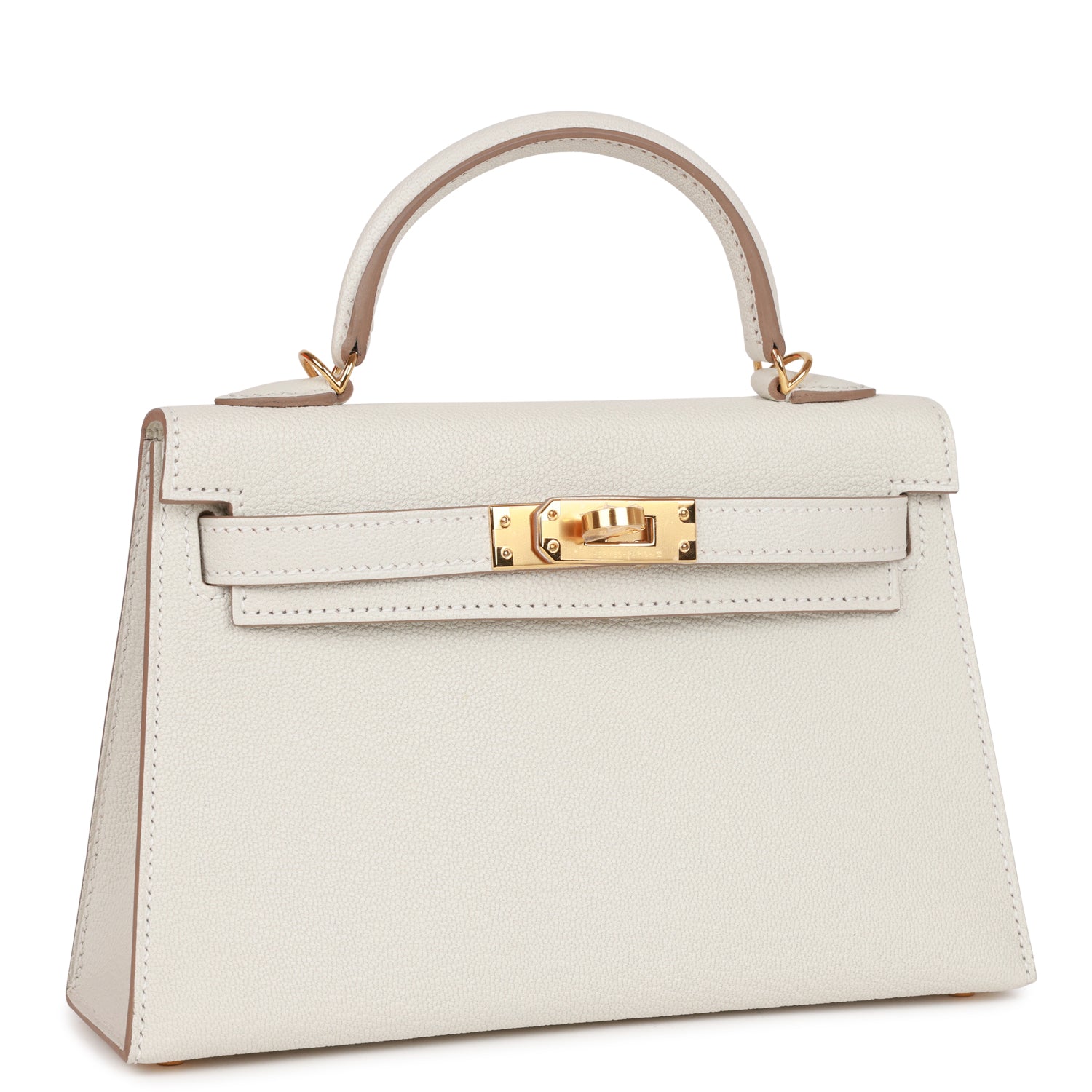 Hermes Kelly Sellier 20 Mushroom Chvre Gold Hardware