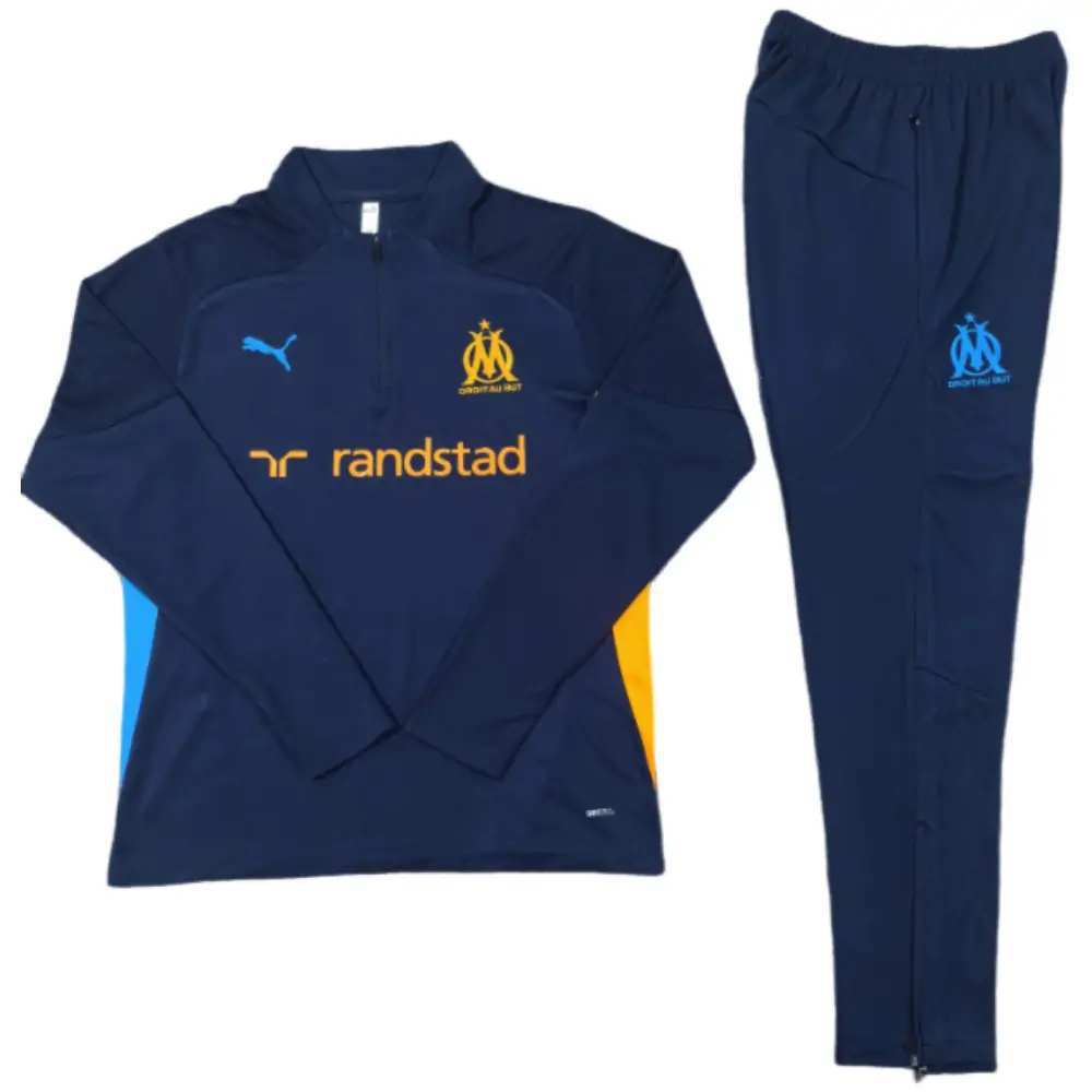 2024-25 New Season Marseille Royal Blue Kids Training Jersey