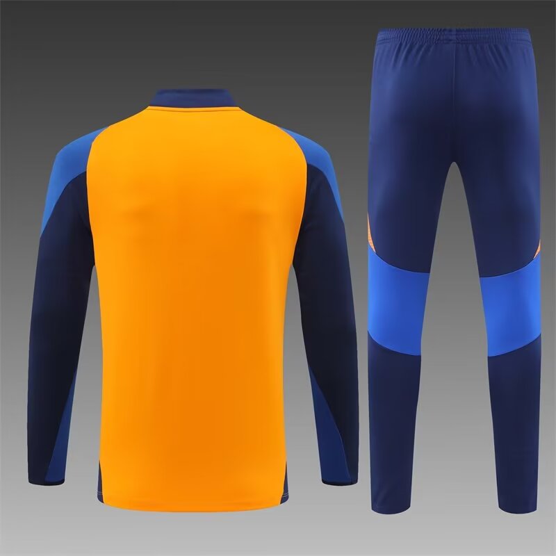 2024/25 Juventus Half Zip Training Orange Tracksuit