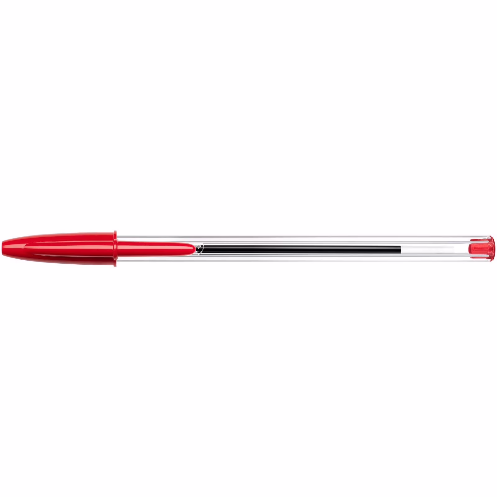 BIC Cristal Xtra Smooth Ballpoint Pen, Medium Point (1.0mm), Red, 10-Count