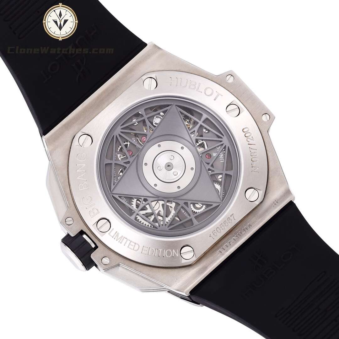 Hublot Super Clone Watches 1:1 Big Bang Unico Sang Bleu II 45MM TITANIUM WHITE 418.NX.2001.RX.MXM20