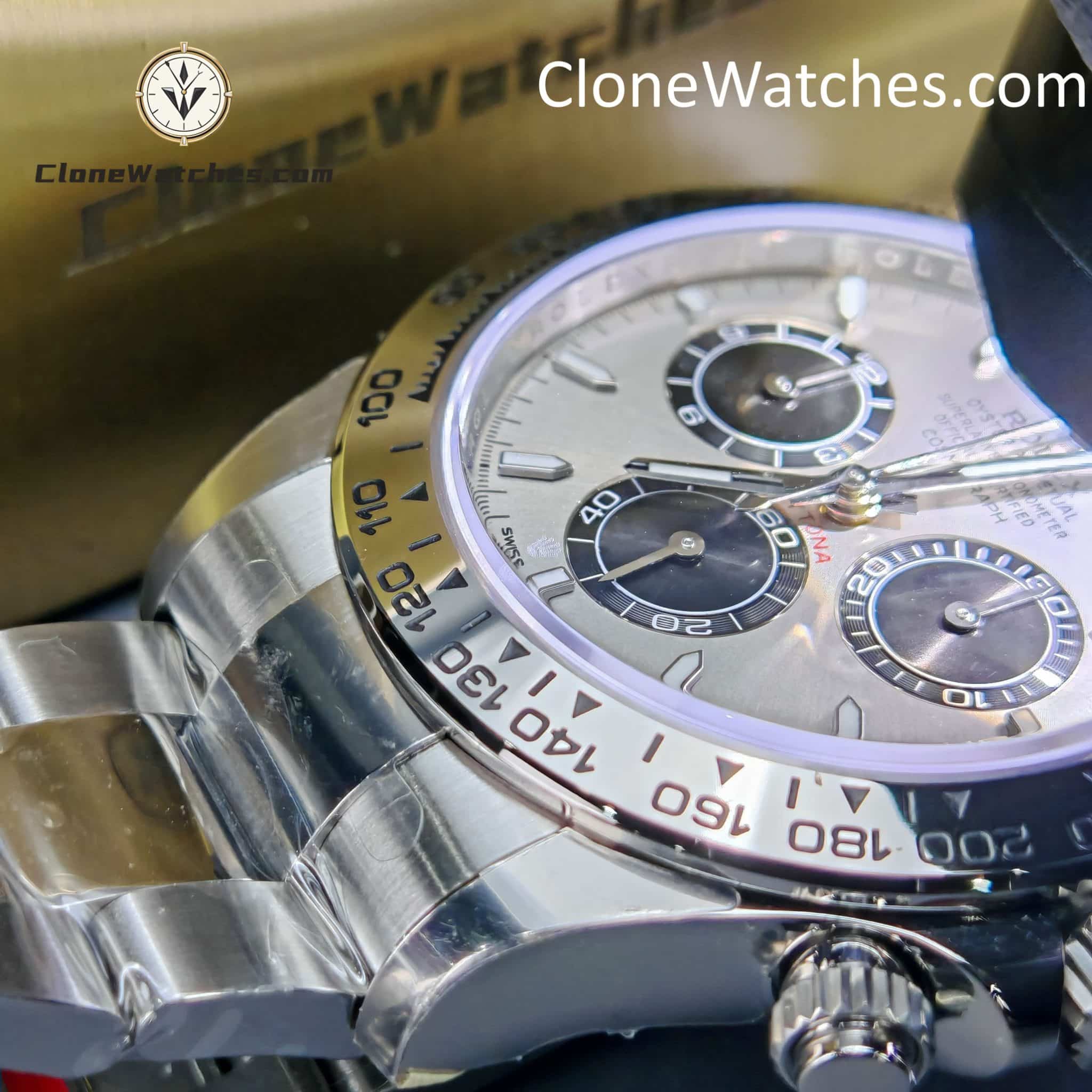 Rolex Super Clone Watches 1:1 Daytona Silver Dial M126509-0003 4131 Movement