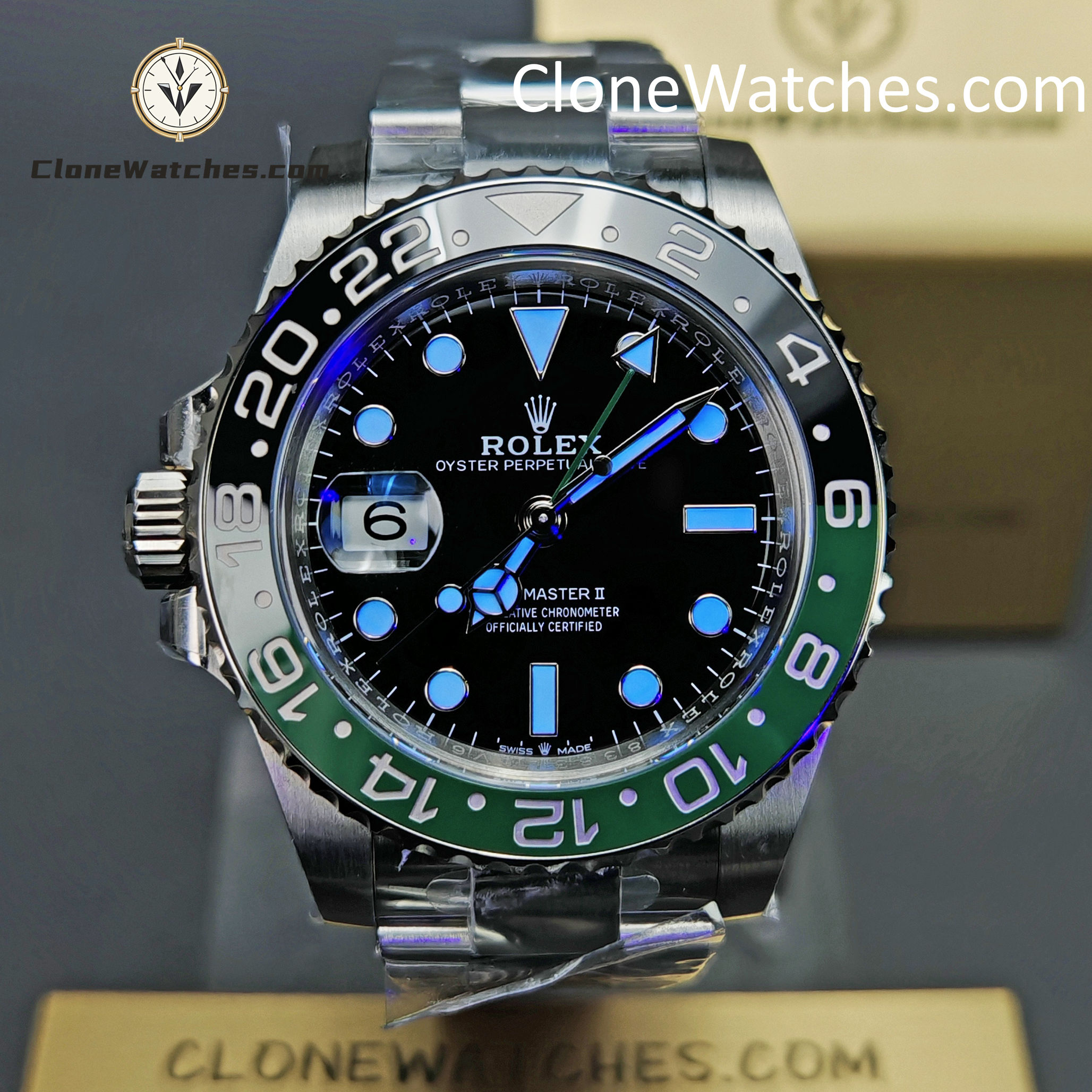 Rolex Super Clone Watches 1:1 Sprite GMT Master II M126720vtnr Oyster 3285 Movement