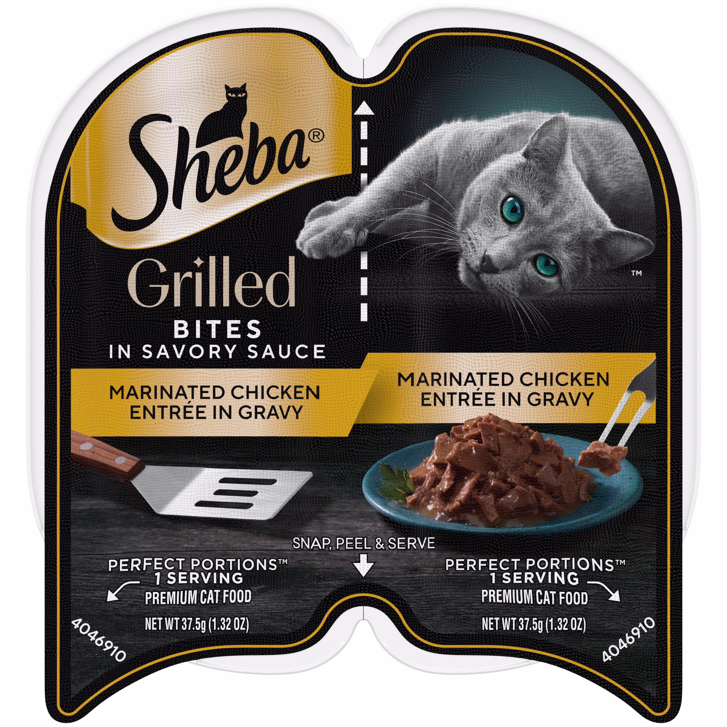 Sheba Perfect Portions Grilled Chicken Entrée in Gravy Adult Cat Food 2.6 oz