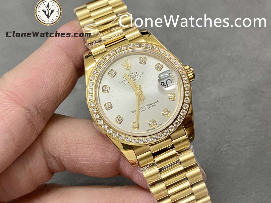 Rolex Super Clone Watches 1:1 DateJust m278288rbr-0028 President 31MM 2236 Movement
