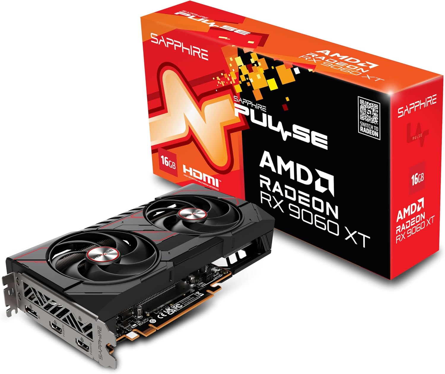 Carte graphique Radeon RX 9060 XT gaming OC 16 Go