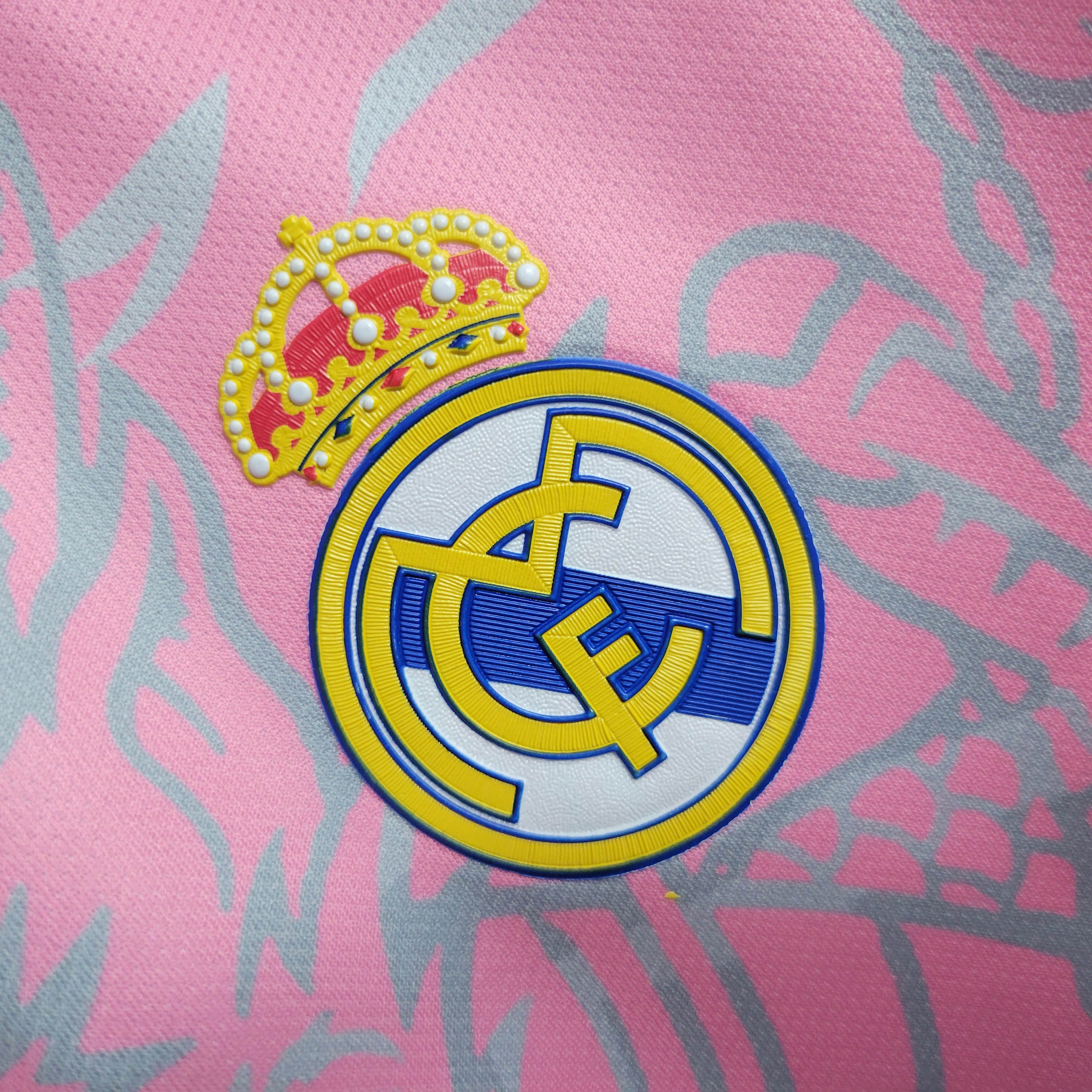2023/2024 Real Madrid Chinese Dragon Pink Football Shirt - Fans Edition
