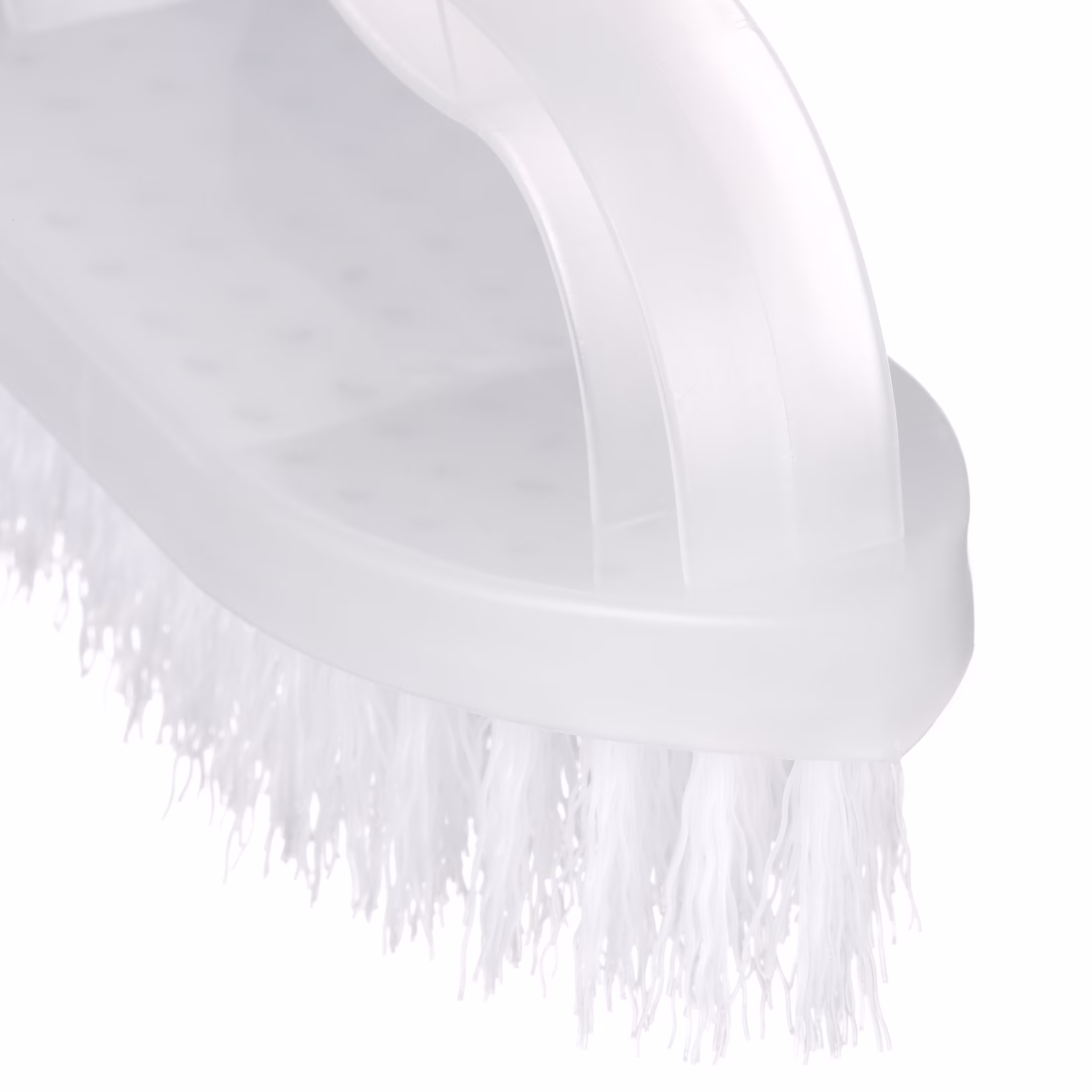 Great Value Iron Handle Multi-Purpose Cleaning Scrub Brush, White, 1 Count