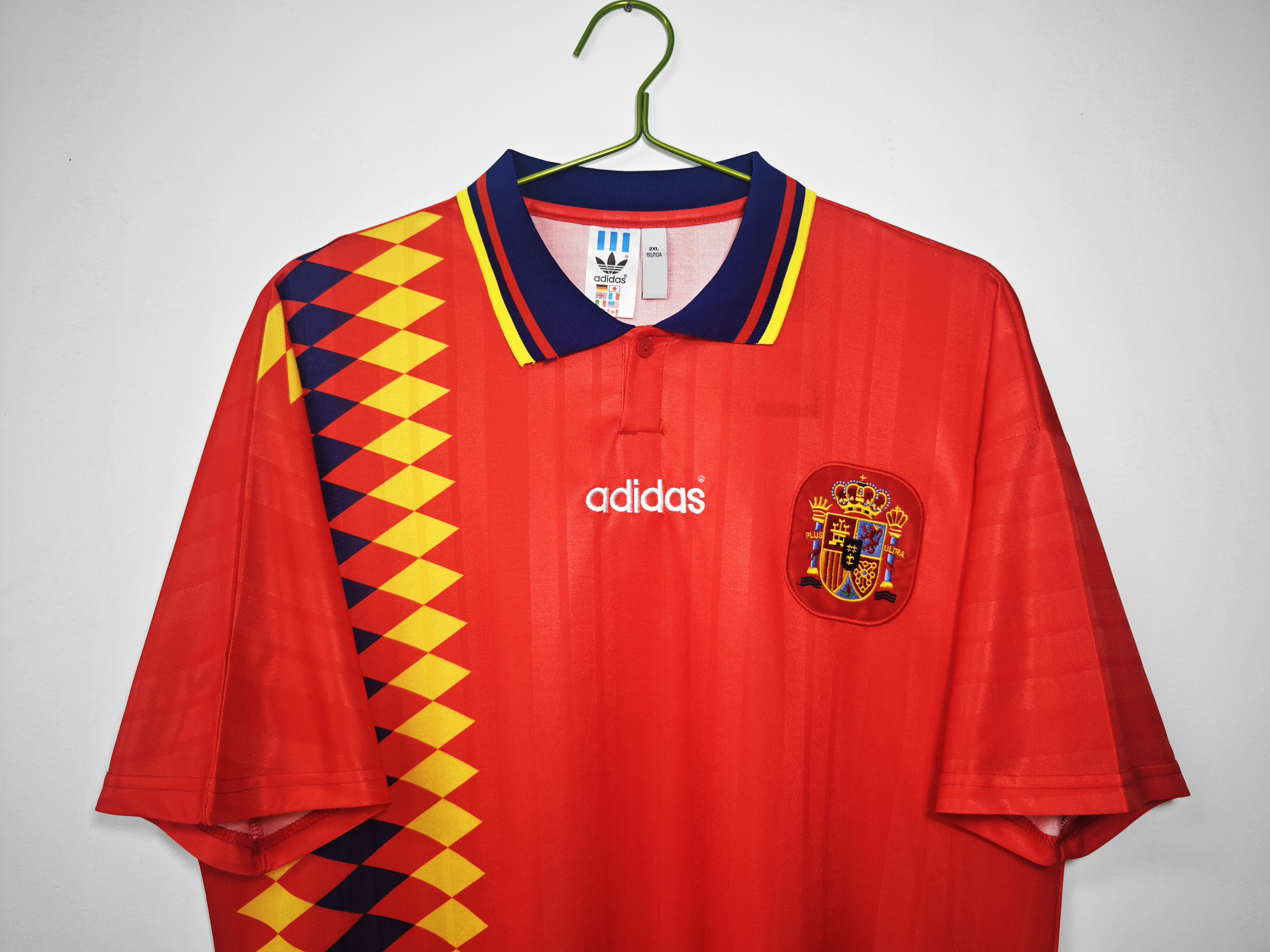 1994/95 Spain Home Retro Shirt - Fans Edition