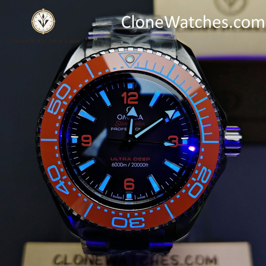 OMEGA Super Clone Watches 1:1 Seamaster Ocean Planet 6000M 45.5 MM 215.30.46.21.06.001