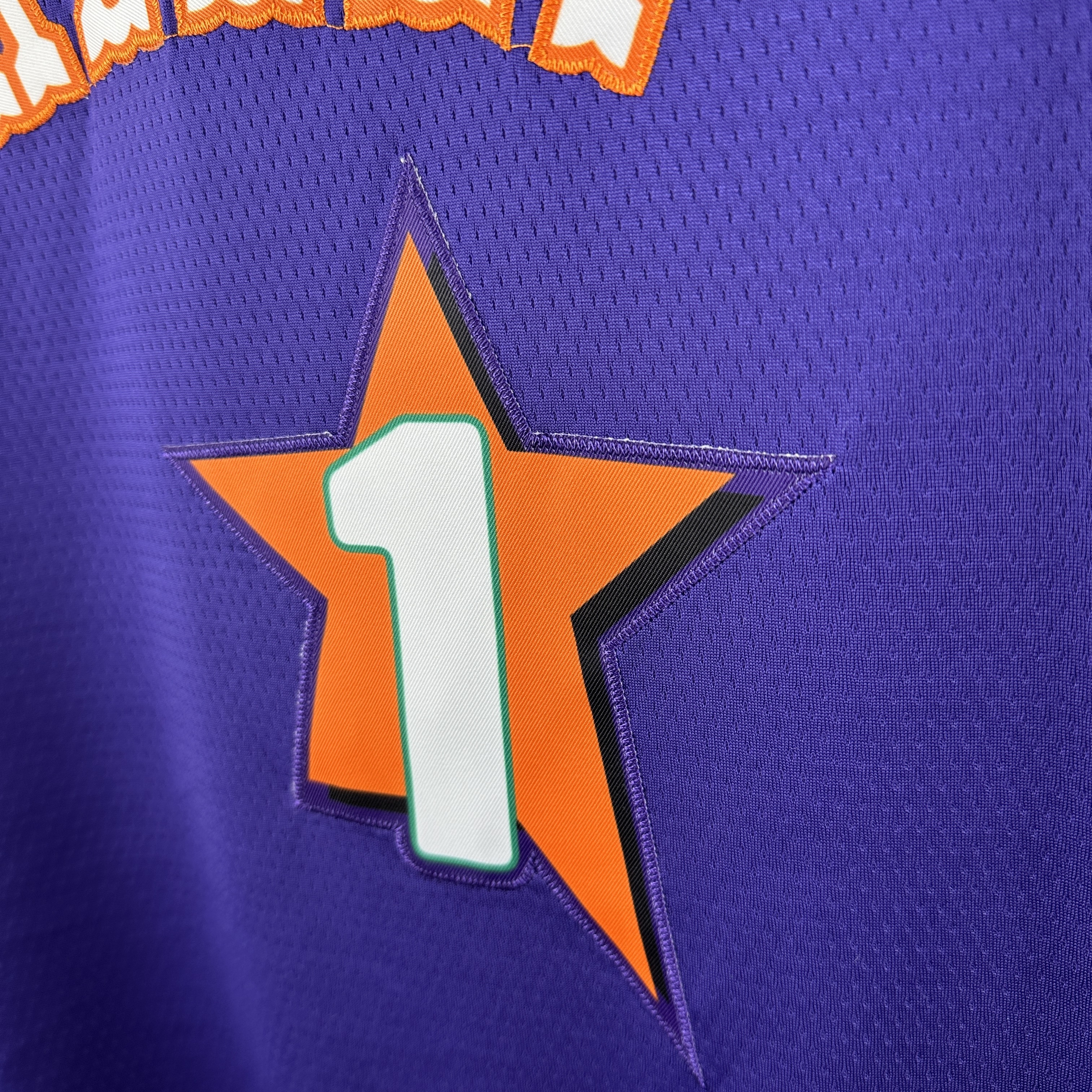 Embroidered 25th Season Suns City Edition No. 1 Booker