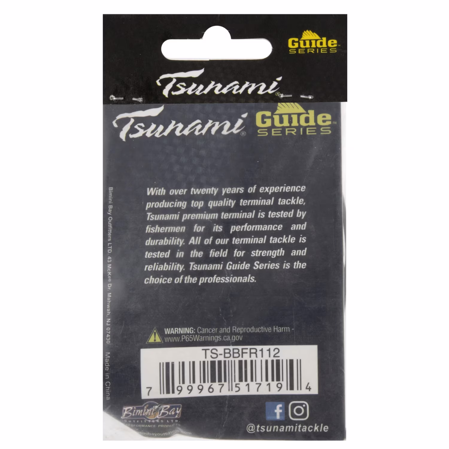 Tsunami Black Wire Egg Sinker Fishing Rig 1.5 oz. – 2 Pack