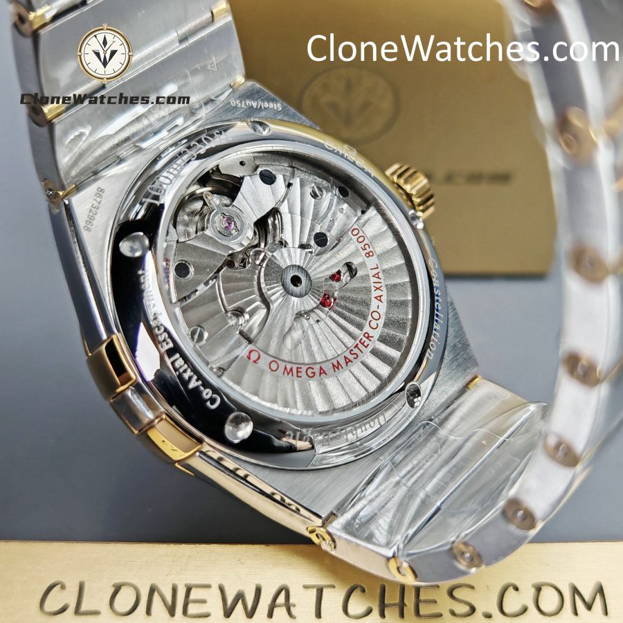 OMEGA Super Clone Watches 1:1 Constellation steel �� 18k gold on steel 123.20.35.20.52.002 35mm