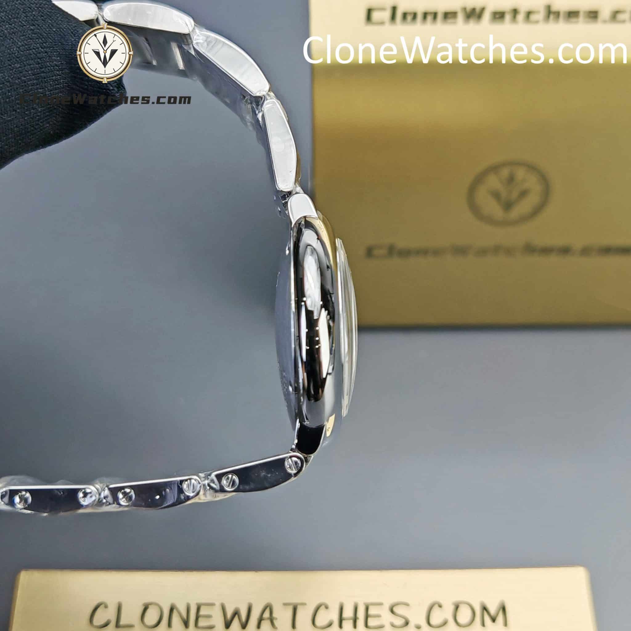 Cartier Super Clone Watches 1:1 Ballon Bleu de WE902073 Silver Plated Dial 28mm