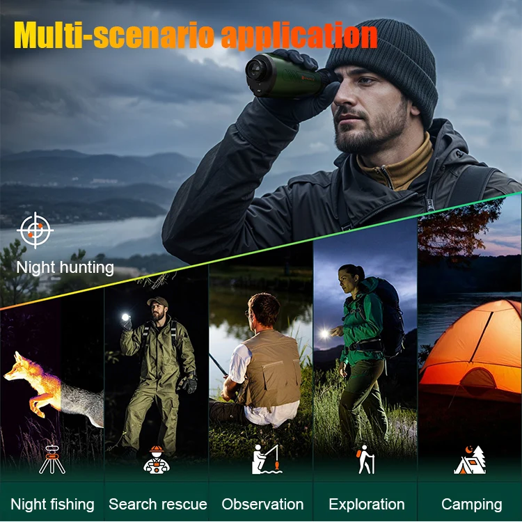 🔥 50% OFF Limited Time – AI15 Thermal Monocular, See Clearly in Darkness with 1080P Night Vision & 8000m Range