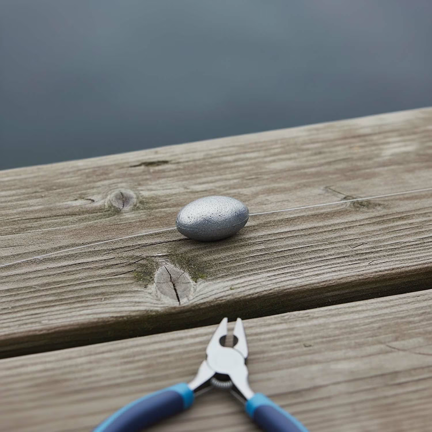 Ozark Trail Egg Sinkers, 1 oz, 4-Pack Fishing Weights