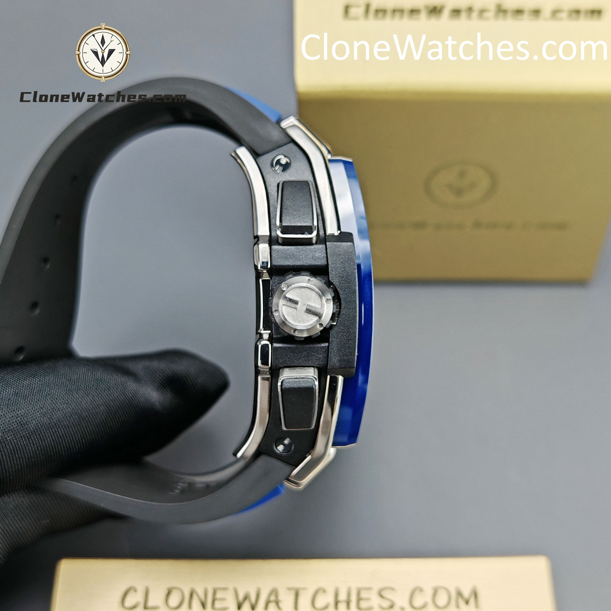 Hublot Super Clone Watches 1:1 Spirit of Big Bang Titanium Blue Ceramic 42MM 642.NL.7170.RX