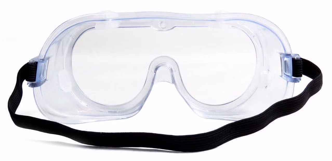 Hyper Tough Splash Goggles, Clear 100% UV Block. Safety Goggle Eye Ojo.