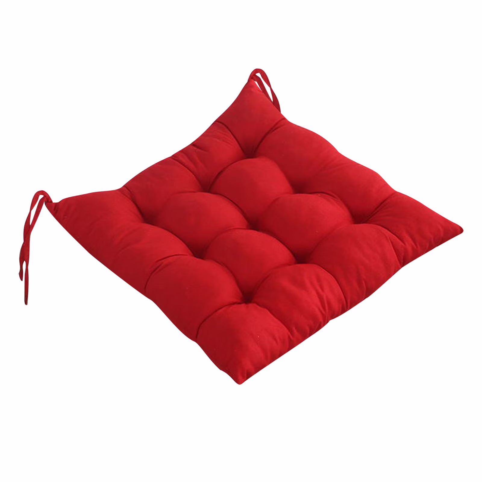 RVASTEIZO Seat Cushions, Super Soft Solid Chair Seat Cushion for Garden Patio Office Indoor Outdoor Red