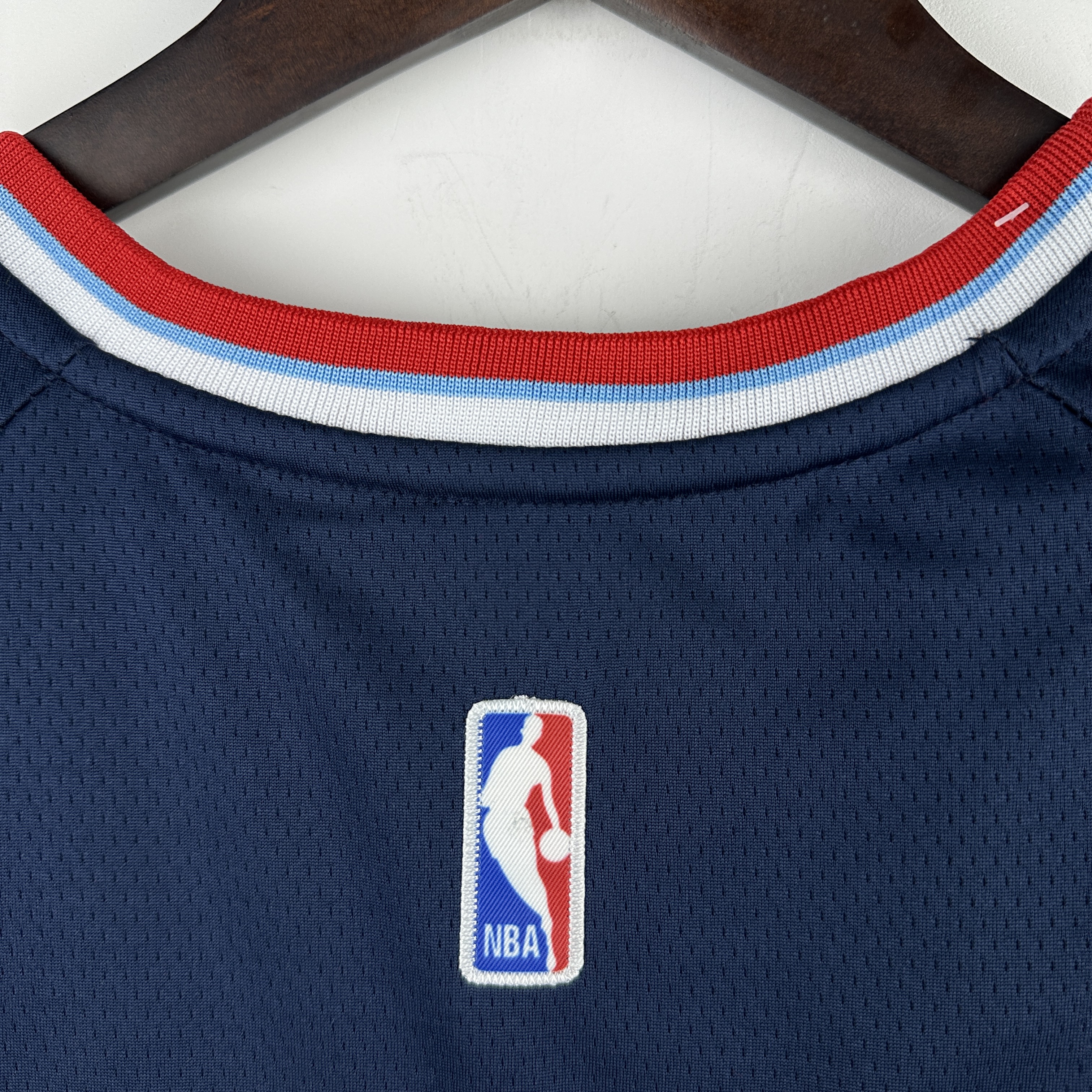 Embroidery 25th season Clippers Navy Blue No. 1 Harden