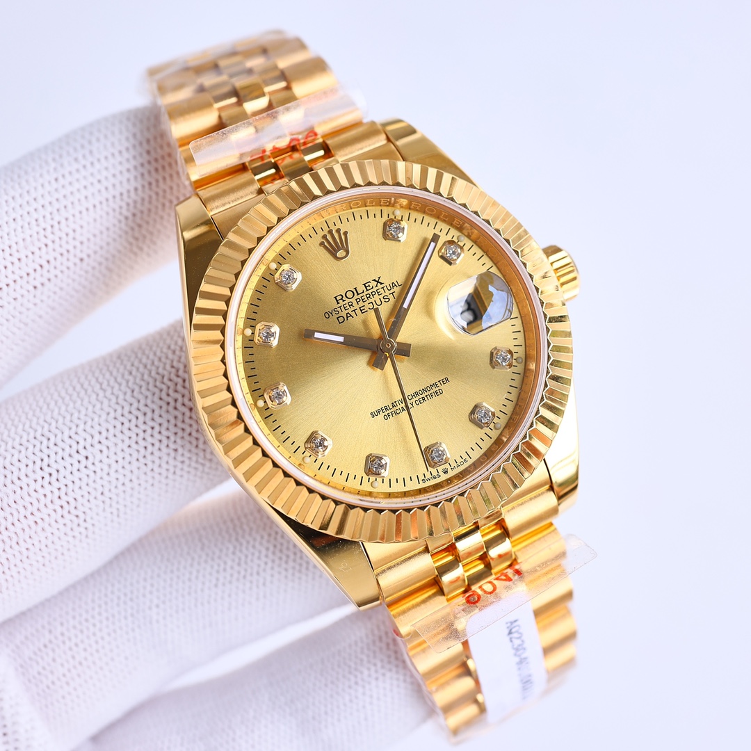 Rolex Datejust Oystersteel all yellow gold