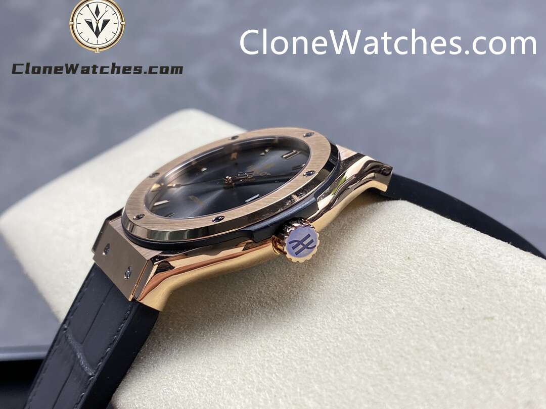 Hublot Super Clone Watches 1:1 Classic Fusion Racing Grey King Gold 42MM 542.OX.7081.RX