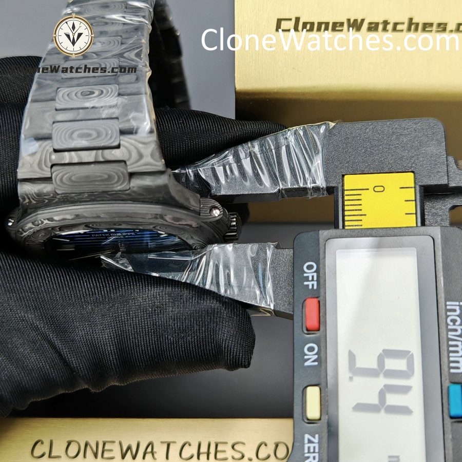 Modified Super Clone Watches 1:1 DiW Patek Philippe Nautilus 5711 BLACK GRAIL G-BLUE