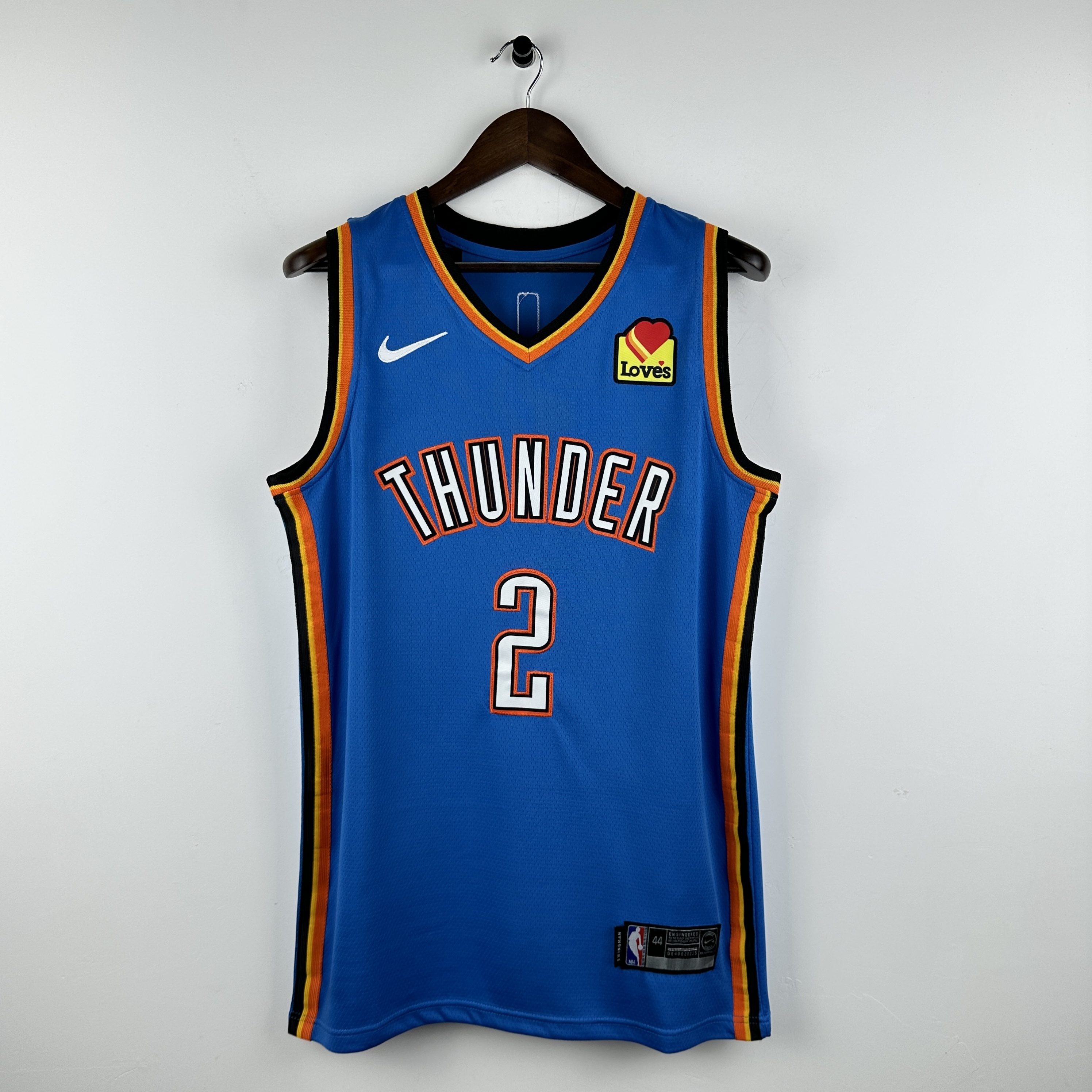 Embroidered Thunder Blue No. 2 Alexander