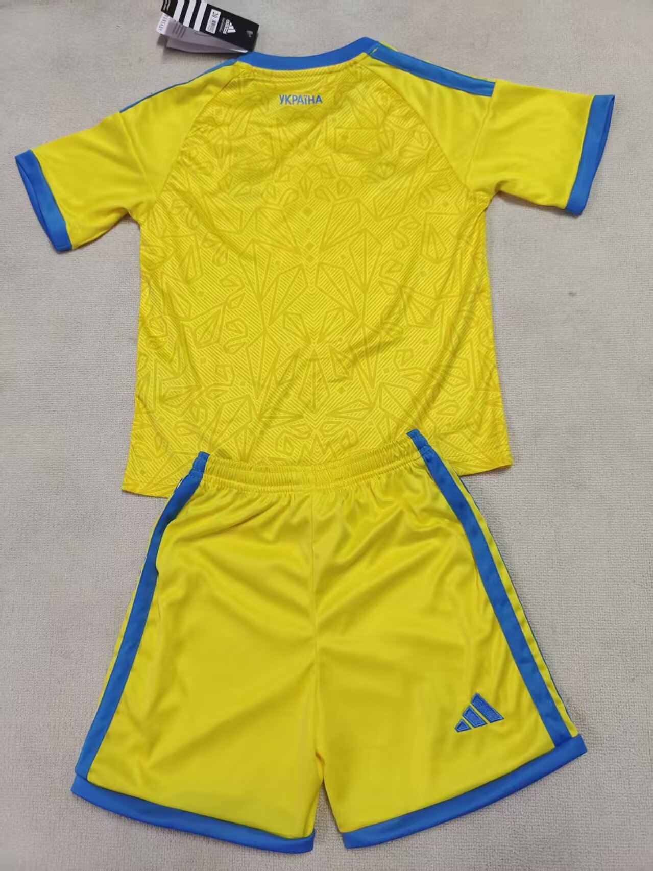 2026-27 Ukraine Home Match Children's Jersey Set - Fans Edition