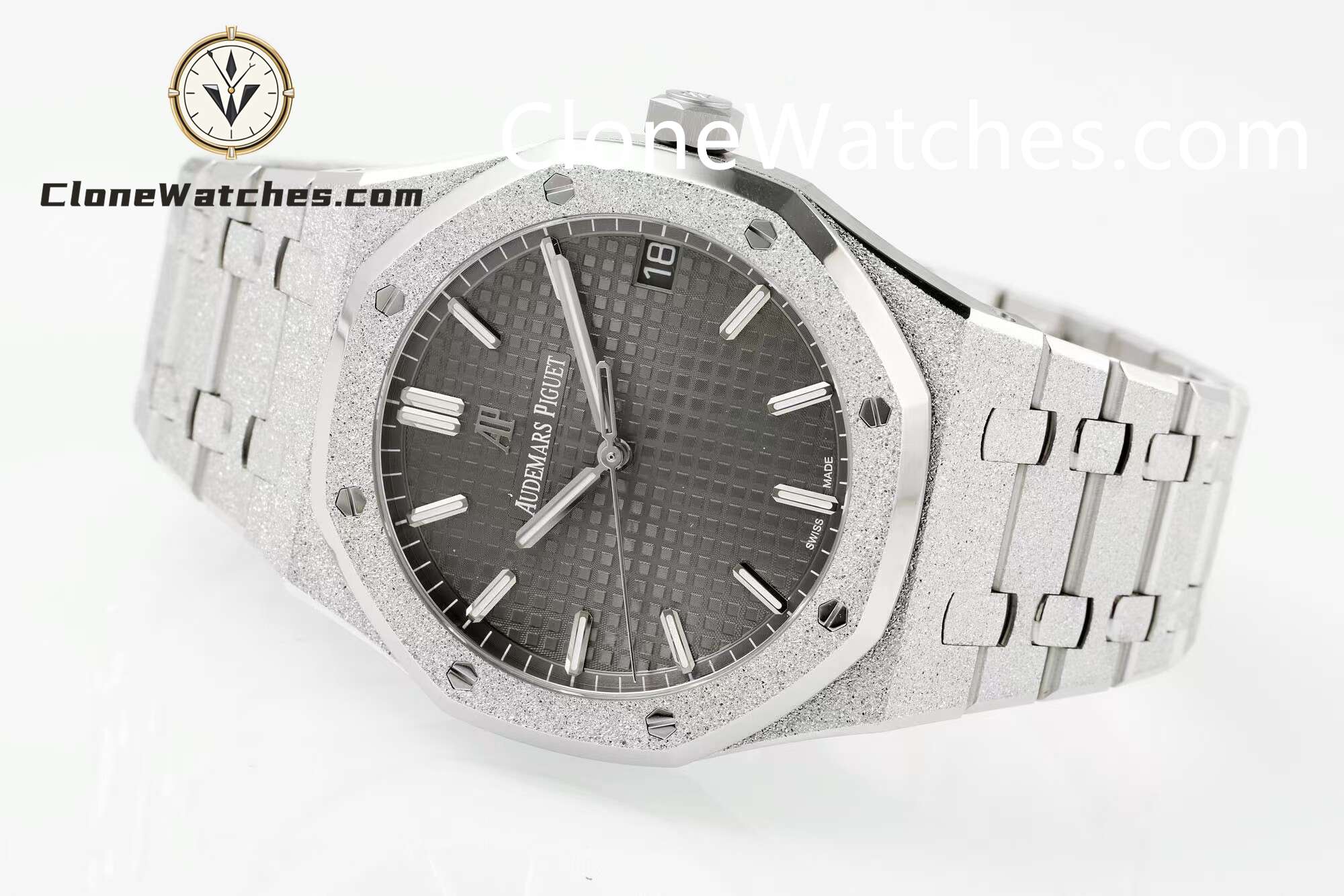 Audemars Piguet Super Clone Watches 1:1 Royal Oak Frost 15500 Grey Dial