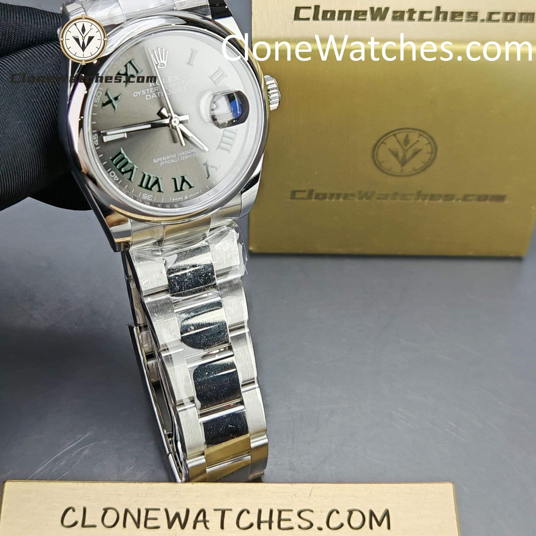 Rolex Super Clone Watches 1:1 DateJust m126200-0018 Oyster 36MM 3235 Movement