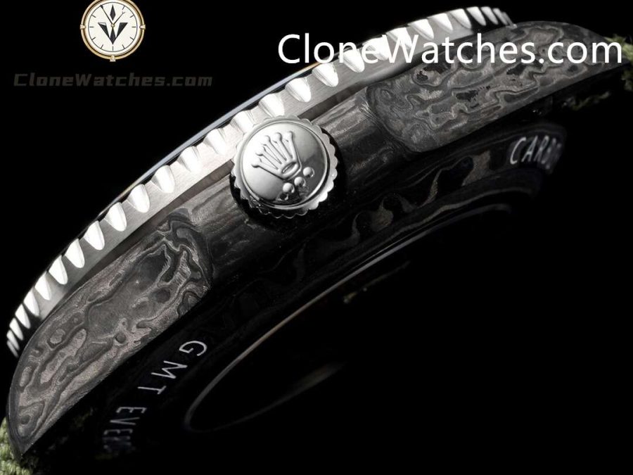 Modified Super Clone Watches 1:1 DIW Rolex GMT Master II “OLIVE GREEN” 3285 Movement