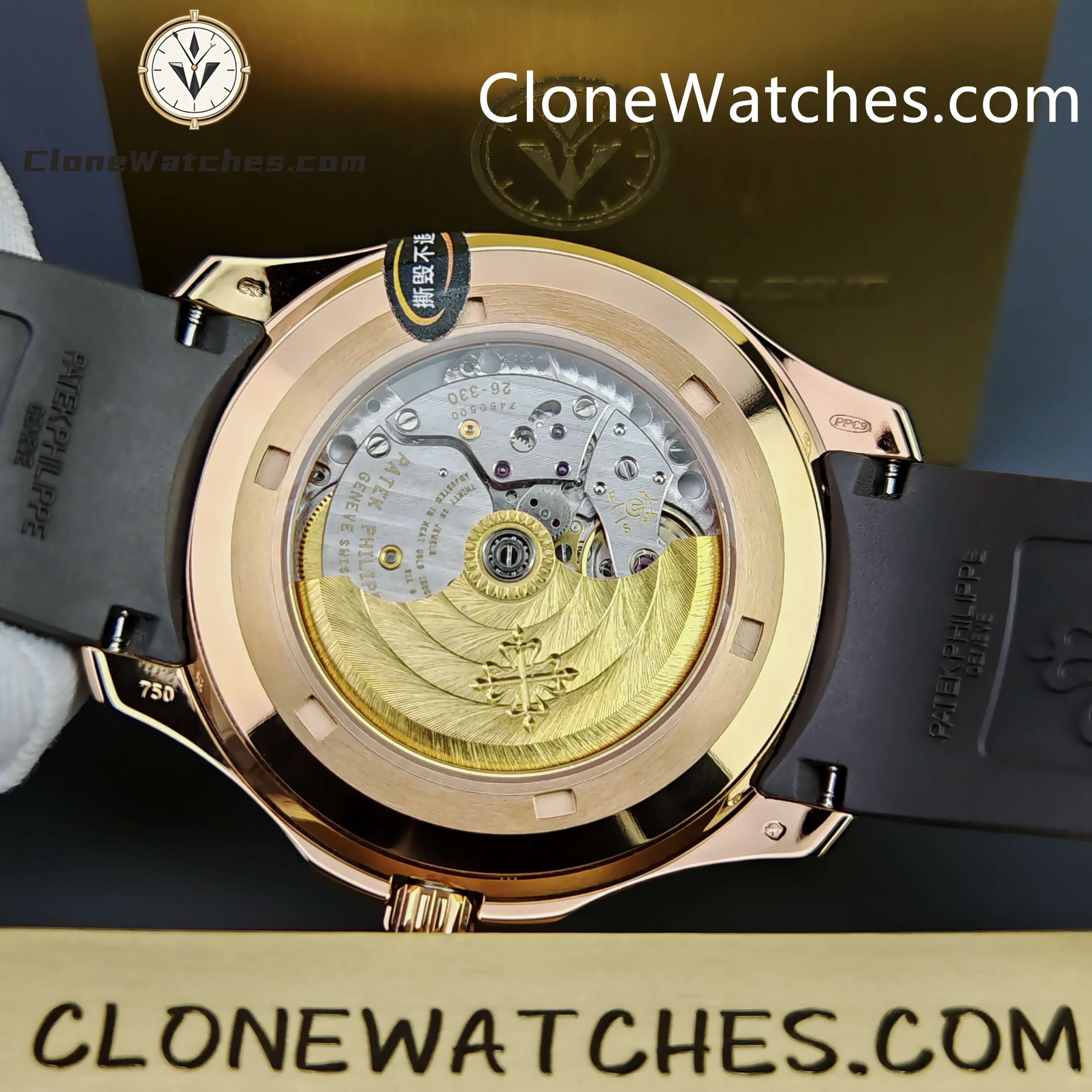 Patek Philippe Super Clone Watches 1:1 Aquanaut Rose Gold 5167R-001 40.8 mm