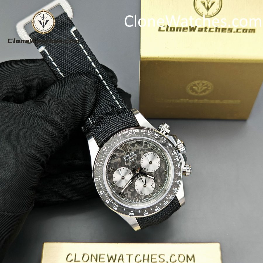 Modified Super Clone Watches 1:1 DiW Rolex Daytona NTPT Carbon “EXCEPTIONAL-1”