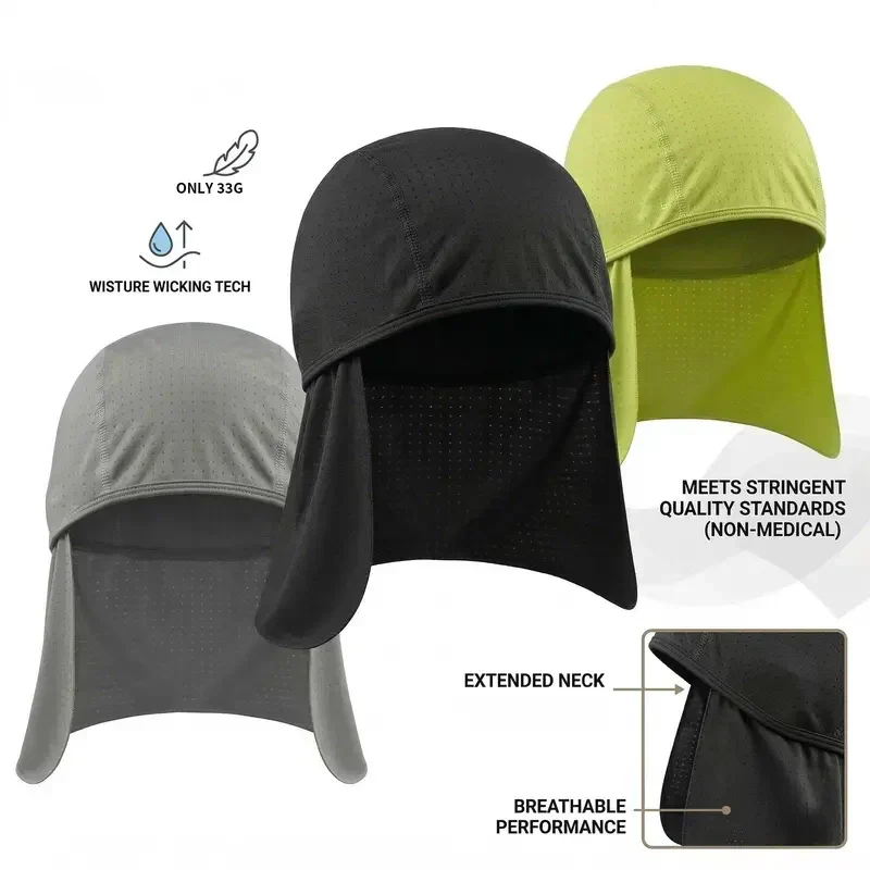 3-pack Cooling Skull Cap Elastic Hard Hat