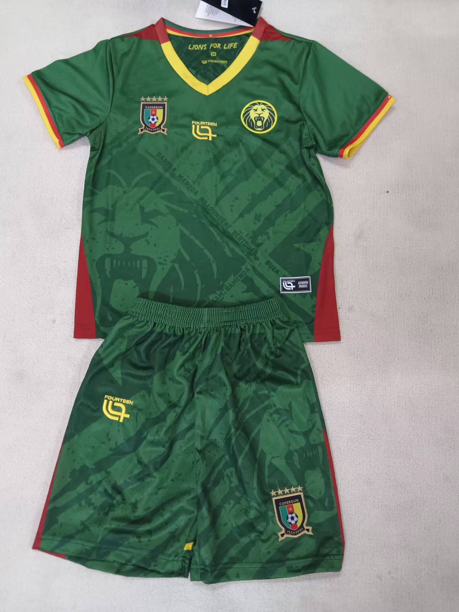 25-26 Cameroon Home Shirt - Kids