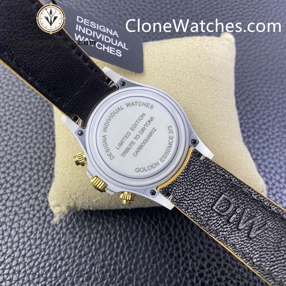 Modified Super Clone Watches 1:1 DiW Rolex Daytona Carbon Fiber GOLDEN ESSENCE