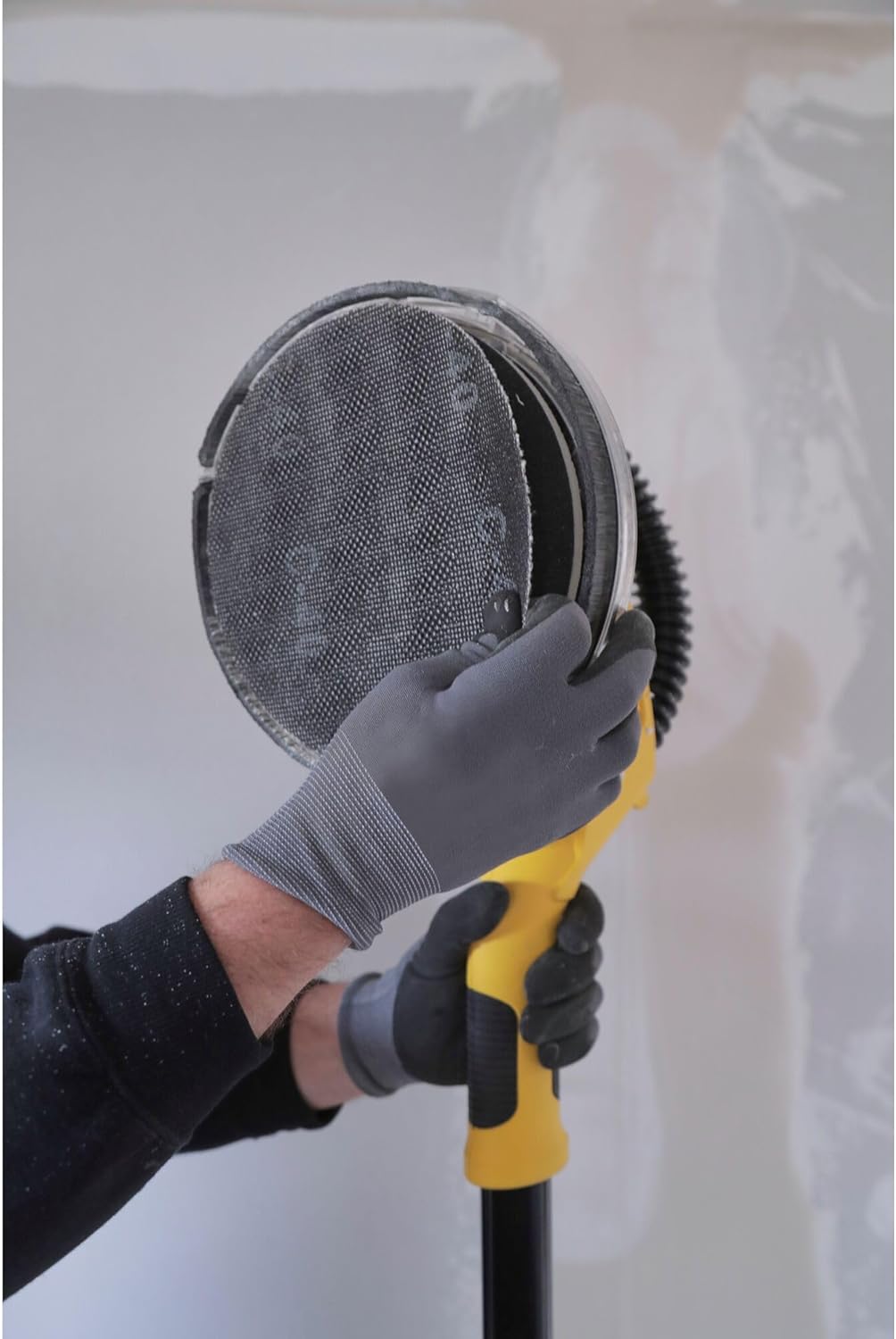 Ponceuse plâtre 750 W 225 mm avec sac et disque abrasif
